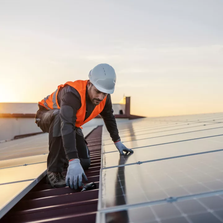 The best-paying job in energy professional is installing solar panels on the rooftop.