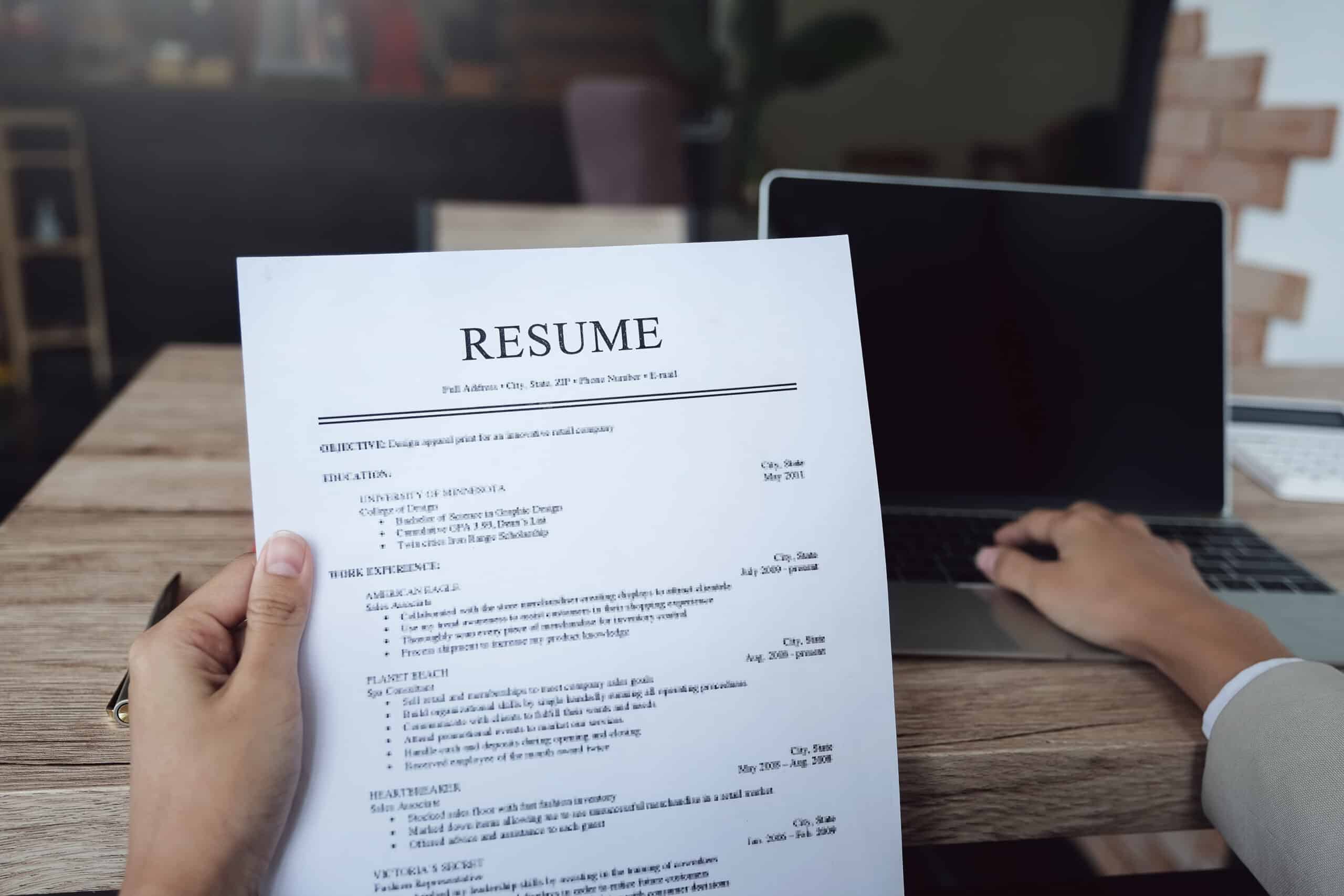 creating resume